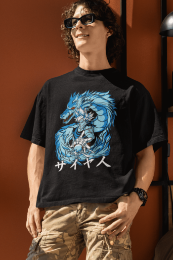 Goku & Shenron T-Shirt for Men - Dragon Ball Z