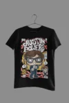 Austin Powers Cartoon Print Half Sleeve Unisex T-Shirt