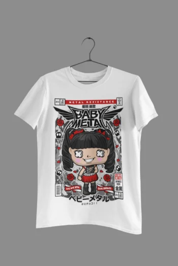 BabyMetal black t-shirt mockup