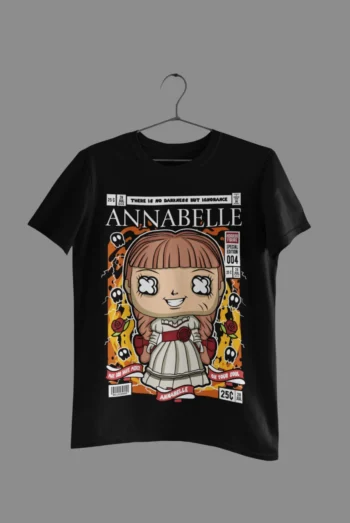 Annabelle black t-shirt for men