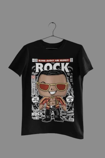 The Rock Cartoon Print t-shirt
