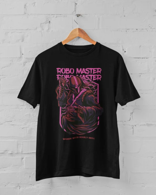 Robo Master Classic Fit Men's T-Shirt black