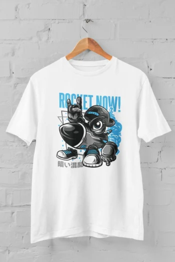 rocket now t-shirt
