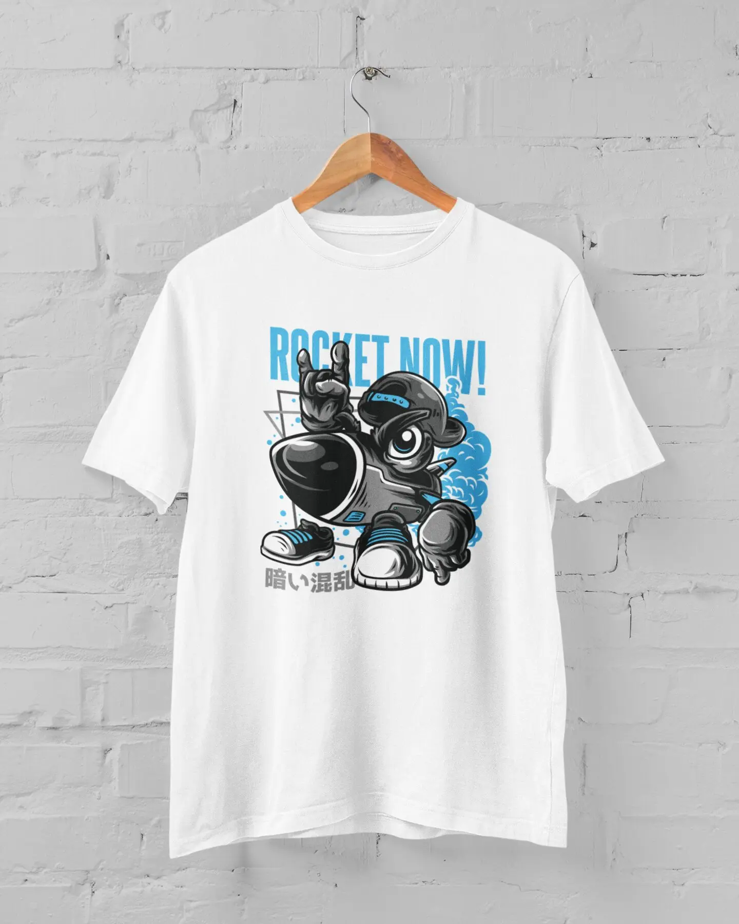 rocket now t-shirt