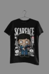 Scarface Tony Montana Half Sleeve T-Shirt