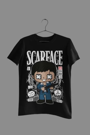 Scarface Tony Montana Half Sleeve T-Shirt