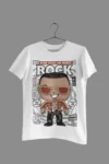The Rock Cartoon Print t-shirt