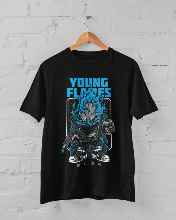 Young Famous Half Sleeve T-Shirt for Men