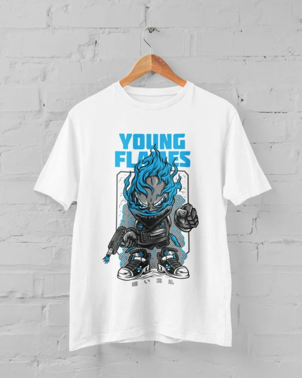 Young Famous Half Sleeve T-Shirt for Men