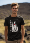 Sasuke Anime Naruto T-Shirt For Men Half Sleeve Crew Neck Cotton Regular Fit