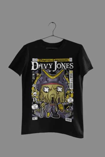 Pirates of the Caribean Davy Jones Half Sleeve T-Shirt