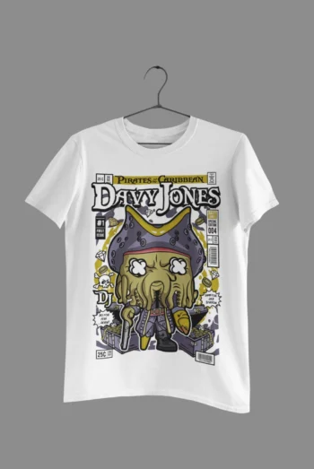 Pirates of the Caribean Davy Jones Half Sleeve T-Shirt