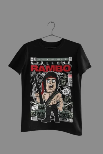 John Rambo Half Sleeve Regular T-Shirt