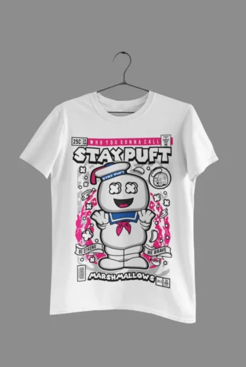Stay Puft Marshmallow Half Sleeve T-Shirt