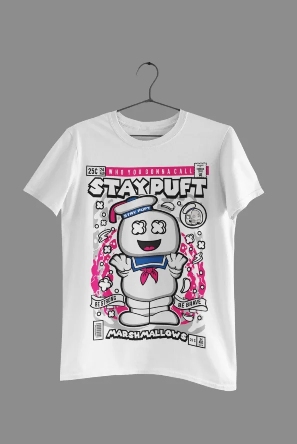 Stay Puft Marshmallow Half Sleeve T-Shirt