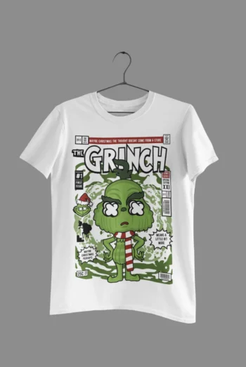 The Grinch Half Sleeve POP Cartoon Printed T-Shirt