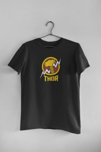 Thor Hammer T-Shirt For Men Regular Fit Half Sleeve