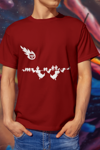 Ultimate Chrome Dino T-Shirt for Men Regular Fit - Level Up Your Gaming Style