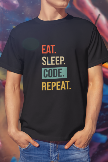 eat-sleep-code-repeat-programmer-t-shirt-100-cotton