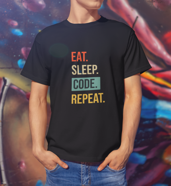 eat-sleep-code-repeat-programmer-t-shirt-100-cotton
