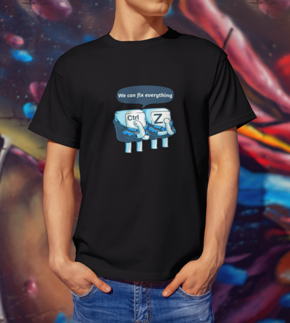 best coding t-shirt for developers cotton black