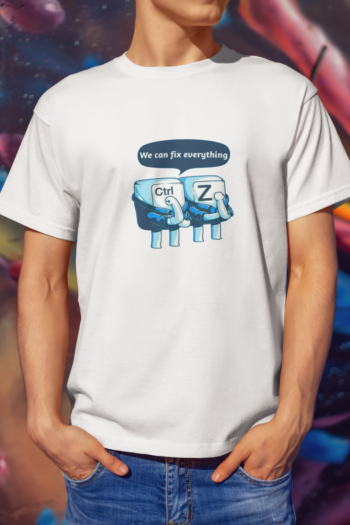 best coding t-shirt for coders cotton white