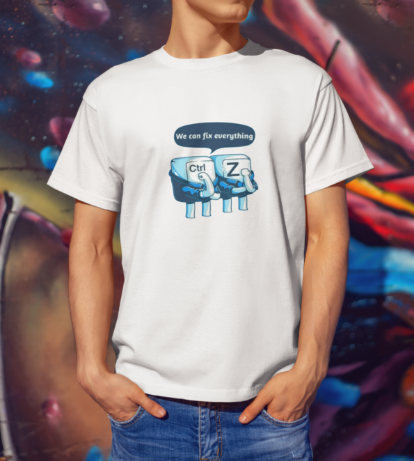 best coding t-shirt for coders cotton white