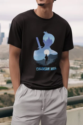 Aki Hayakawa Minimalist Chainsaw Man T-Shirt – Premium Cotton Streetwear