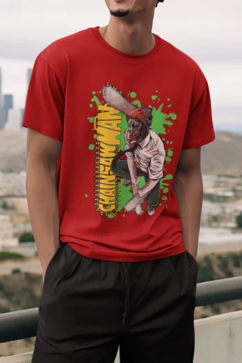 Chainsaw Man Anime Streetwear T-Shirt