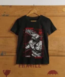 Chainsaw Man Graphic Printed Regular Fit Cotton T-Shirt