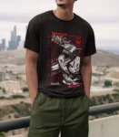 Chainsaw Man Graphic Printed Regular Fit Cotton T-Shirt