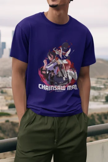 Chainsaw Man Reze Arc T-Shirt Bomb Devil Anime Streetwear