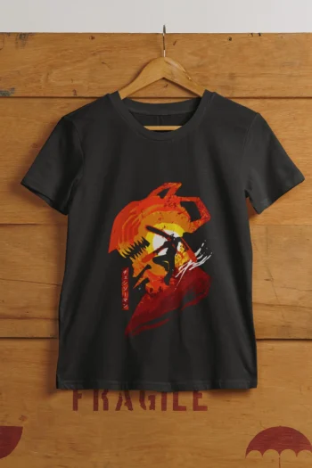 Denji Devil Hunter Chainsaw Man T-Shirt 100% Cotton
