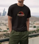 Pochita Chainsaw Man Anime T-shirt 100% Cotton black