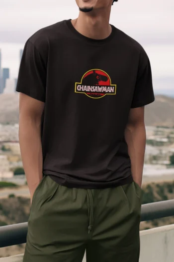 Pochita Chainsaw Man Anime T-Shirt – 100% Cotton with Premium DTF Print