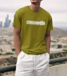 chainsaw man t-shirt marron