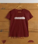 chainsaw man t-shirt marron
