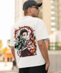 tanjiro demon slayer tshirt black