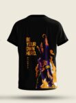 My Hero Academia All Might T-Shirt with bold front & back print. Premium cotton, durable print, perfect anime streetwear for everyday wear.
