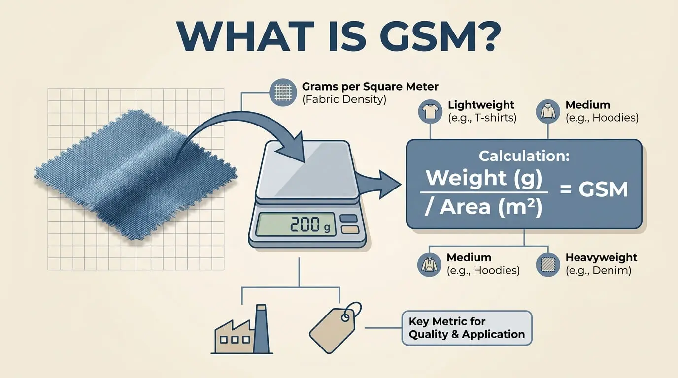 What GSM means in fabric measurement