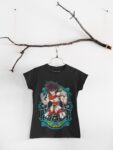 Cosmic Pegasus Knight anime graphic t-shirt featuring a retro manga warrior design on a premium white cotton unisex tee